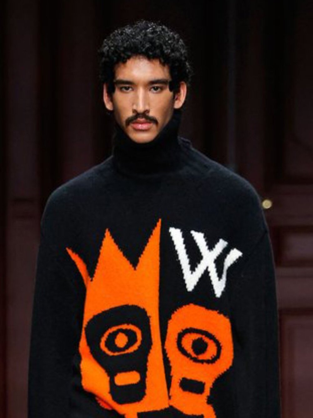 Walter Van Beirendonck Skull Knit Oversized Sweater  Size Small